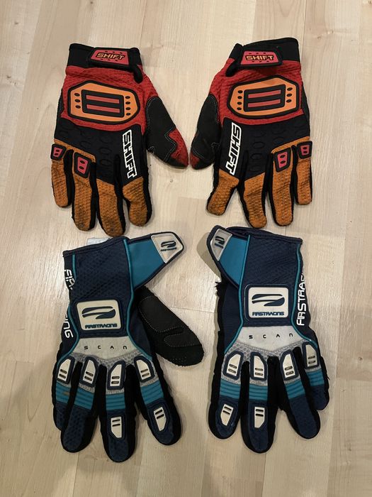 2 pares de luvas de motocross