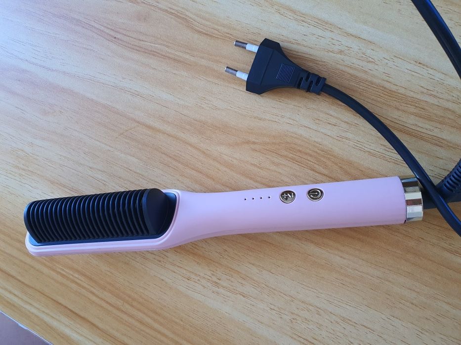 Alisador de cabelo Babyliss e escova de caracóis elétrica Braun