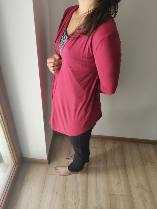 Bluzka damska na ramiączkach, w kwiatki