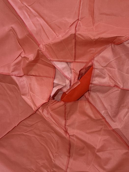 Новый тент для уличного троссового зонта 4x4 метра