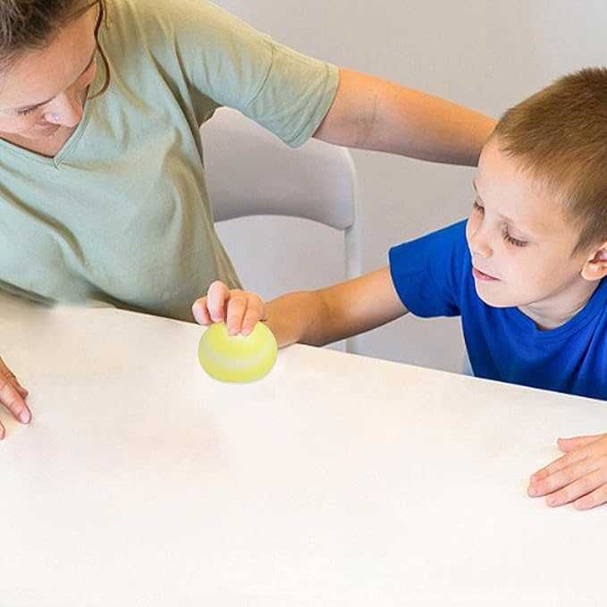 Силиконовый мячик антистресс диаметром 5.5 см ZaxiDeel - набор 4 шт.