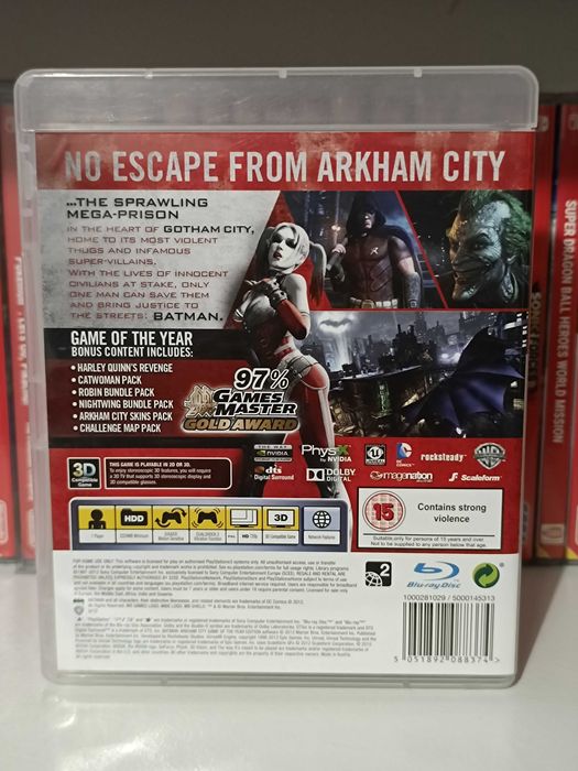 PS3 Jogos Batman Arkham Asylum e Batman Arkham City