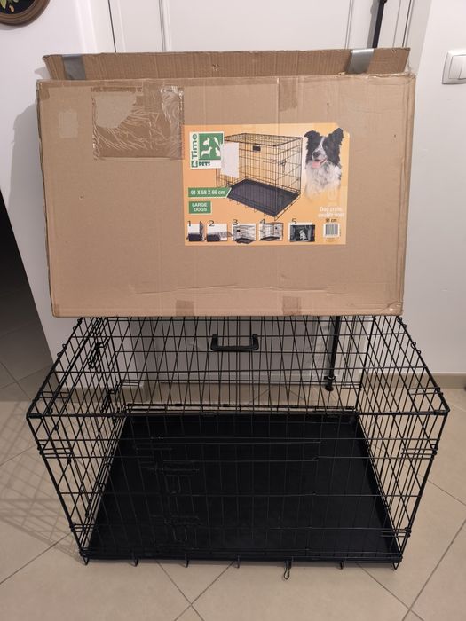 Caixa de transporte para caes L