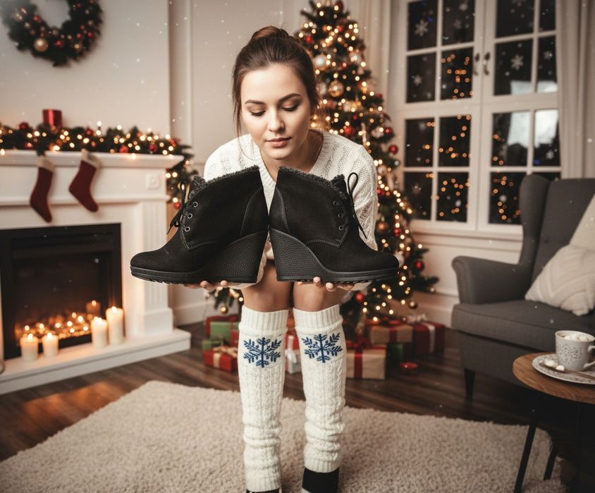 Шкіряні зимові сапожечки