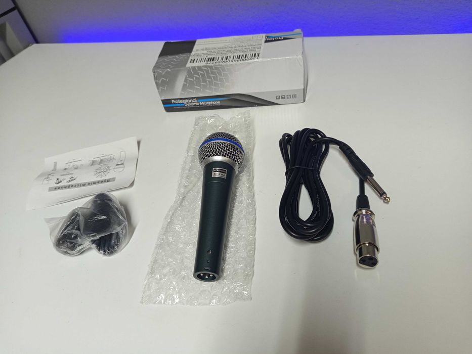 Microfone dinâmico Novo