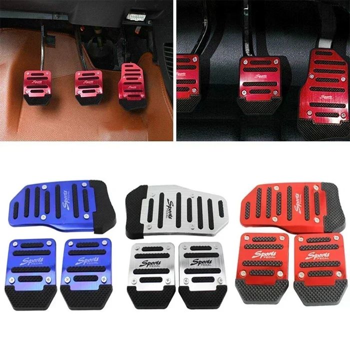 Kit de pedais para automóvel - encaixe universal