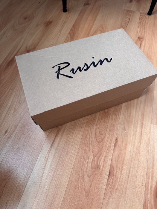 Rusin slip on wężowe platformy skóra skórzane 39