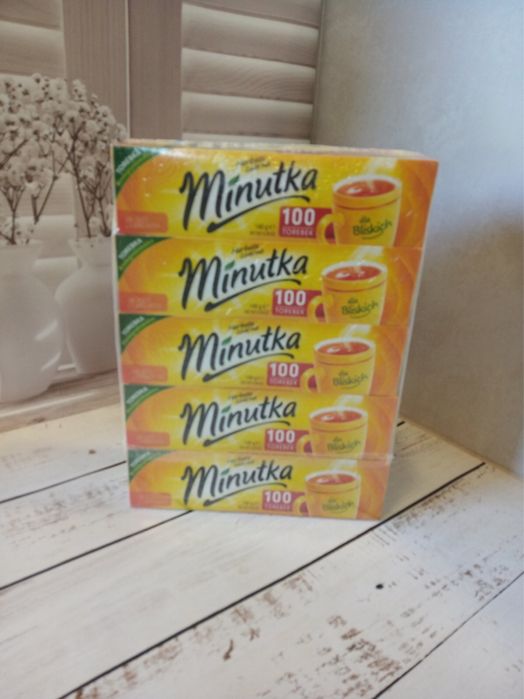 Чай в пакетиках 100шт мінутка