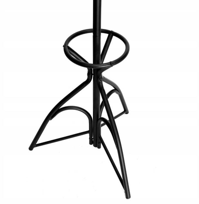 Wieszak Na Kurtki Ubrania Stojący Czarny Stojak Podłogowy - WYPRZEDAŻ