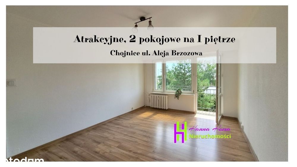 Świetne, 2pokojowe mieszkanie na I piętrze - NA SPRZEDAŻ