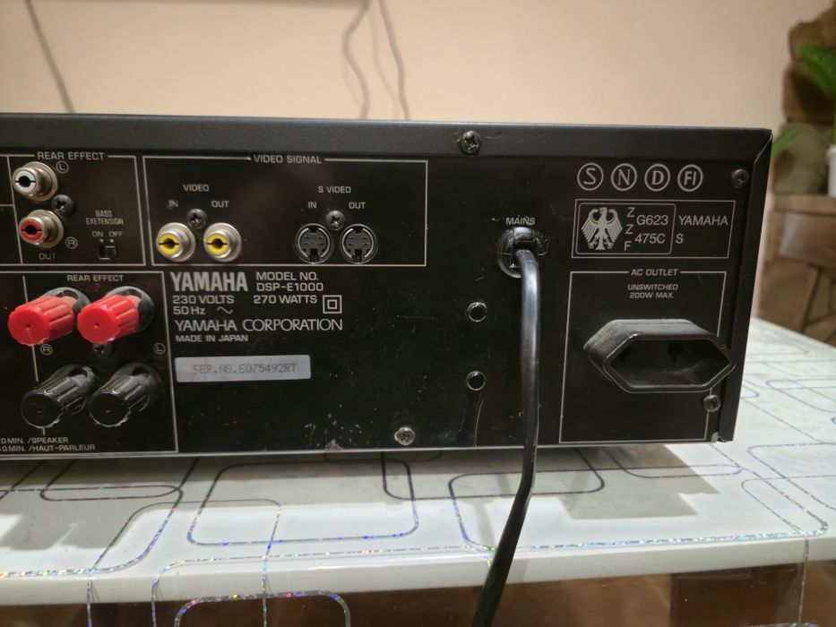 Yamaha dsp e1000 под ремонт