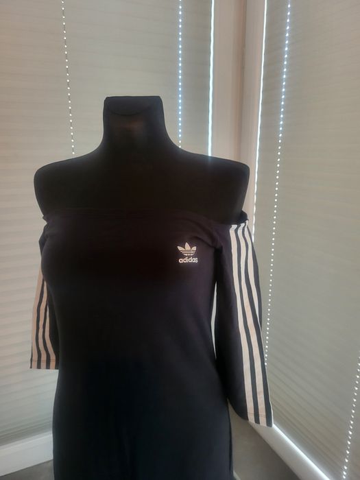 Sexi czarna sukienka adidas 42 S M L NOWA