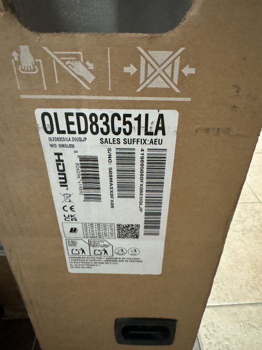 Телевізор LG Oled83C5 165 Герц Новий Гарантія 1 Рік Пульт Мишка