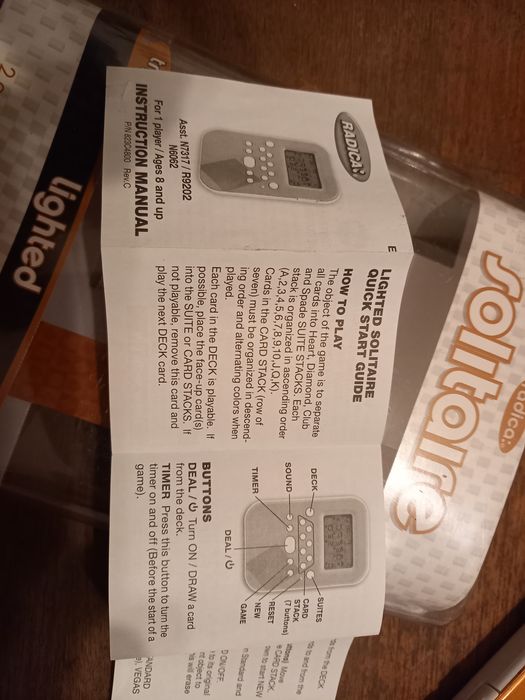 Gra elektroniczną Solitaire