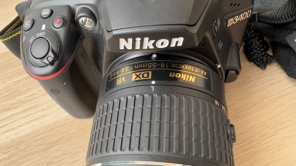 Nikon d3400 + 2 objetivas