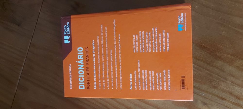 Dicionário Português-Francês da Porto Editora
