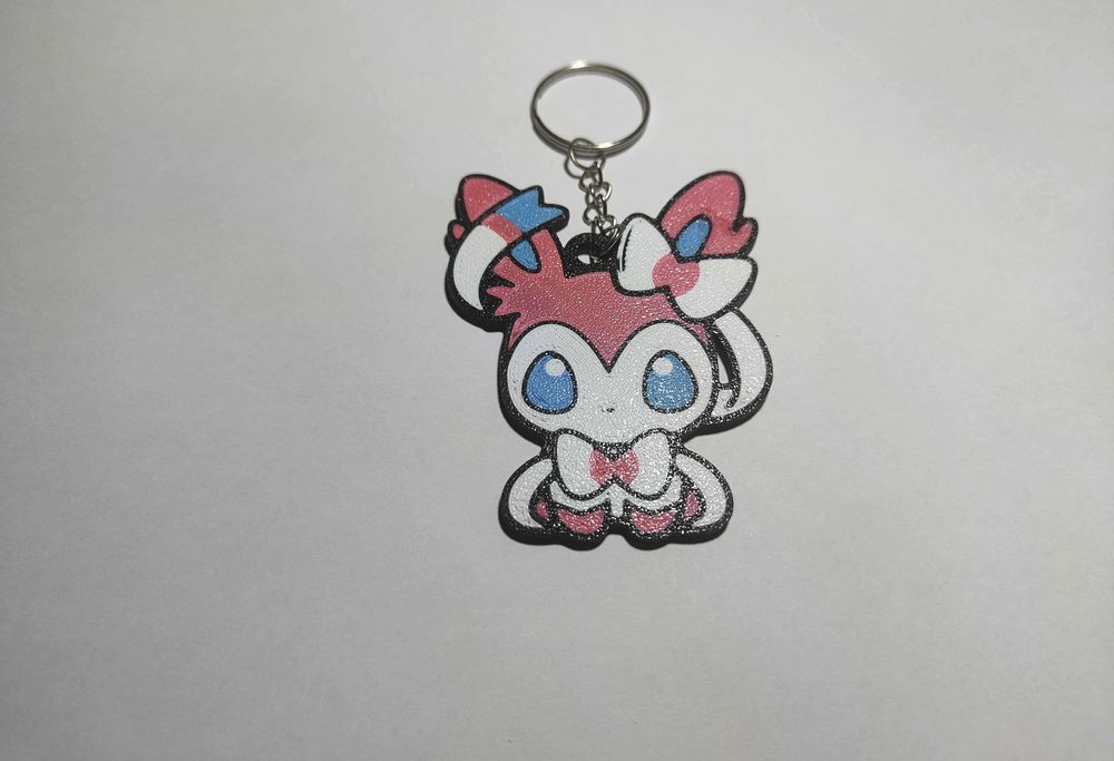 Pack 9 Chaveiros Pokémon – Eevee + Evoluções – Impressão 3D – Novo