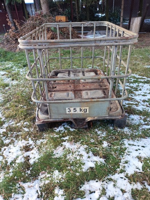 Kosz mauzer na drewno kominkowe, gitterbox