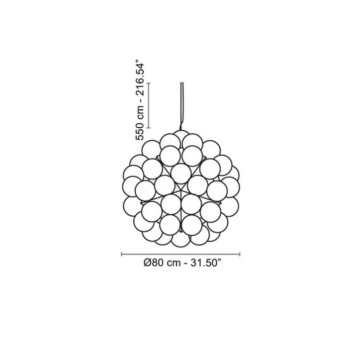 Candeiro suspensão Taraxacum S1