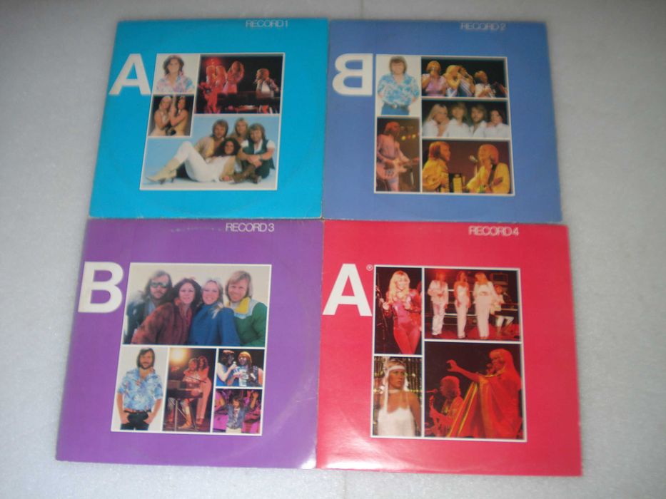 4 Antigos Lp`s Discos Vinil ABBA