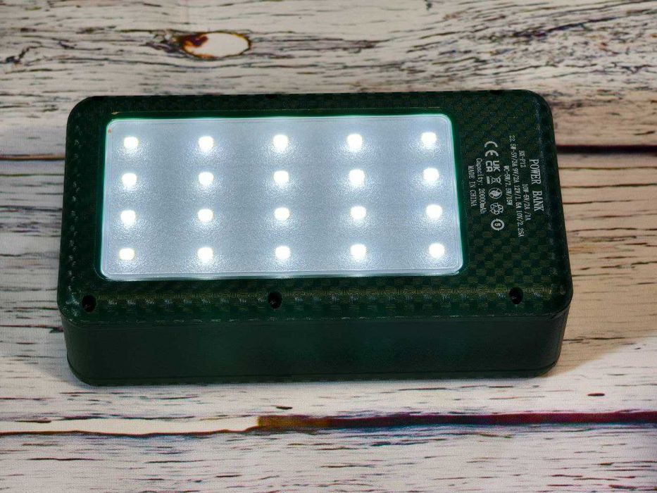 Корпус 12 АКБ 18650 швидка зарядка лед панель PowerBank