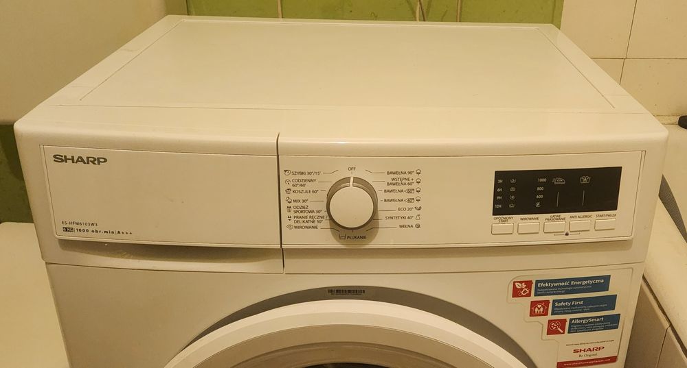 Pralka Sharp ES-HFA6103W3 stan bdb