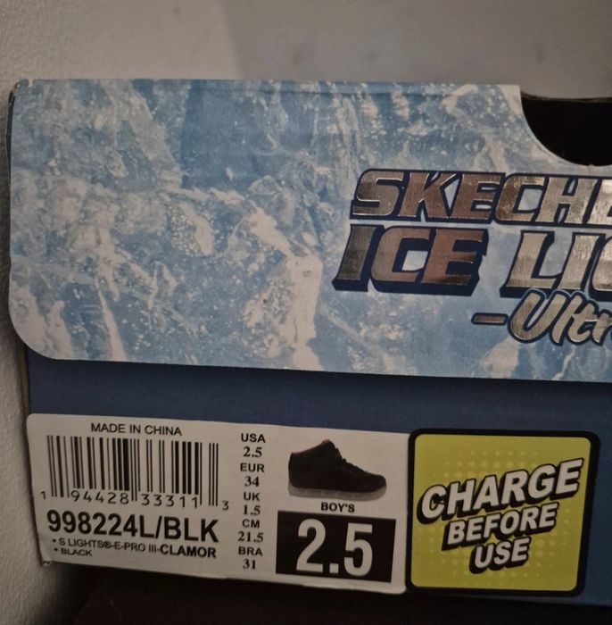 Skechers świecące chłopięce