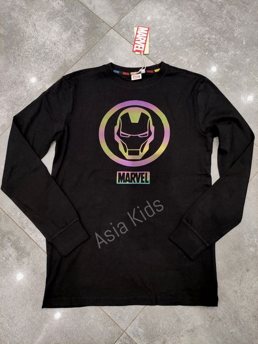 Bluza Marvel czarna chłopięca 164 cm nowa bawełniana