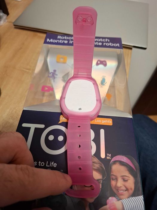 Smartwatch Robot Tobi róż, Little Tikes edukacyjny zegarek dla dzieci