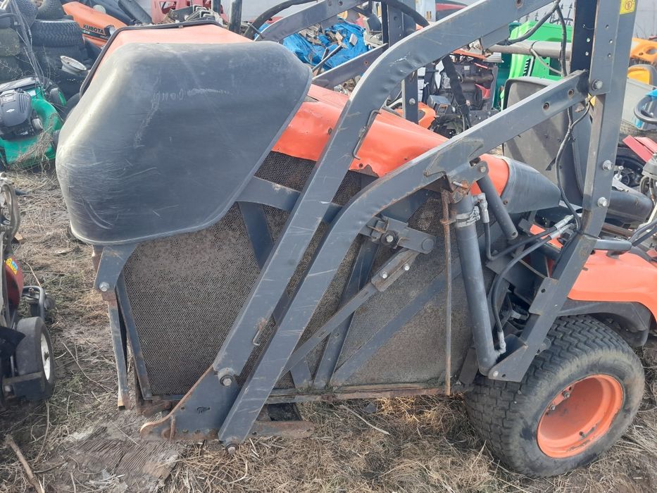 Kosz kubota g23 górny wysyp hydrauliczny kompletny traktorek kosiarka