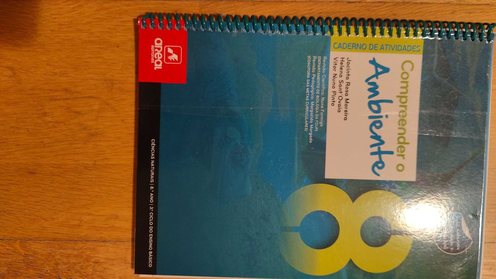 Livro de actividades Ciências Naturais 8°ano - Compreender o ambiente