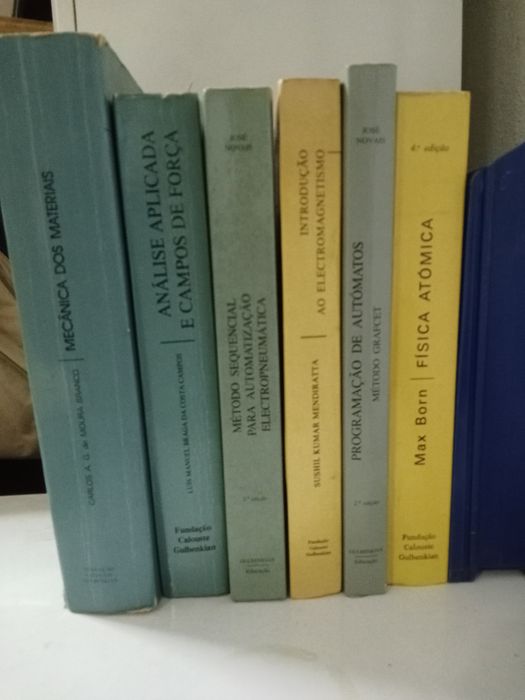 Livros técnicos Fundação Gulbenkian