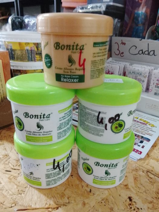 Creme alisador de cabelo