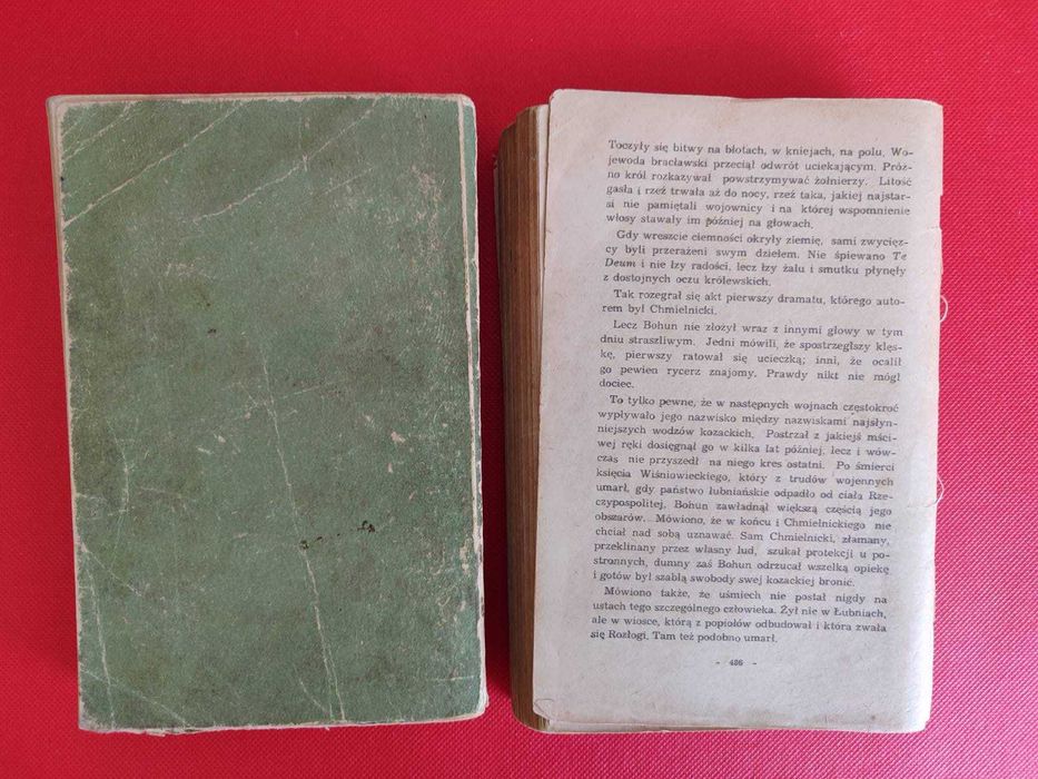 Ogniem i mieczem t. 1-2, H. Sienkiewicz, wyd. z 1956 r.