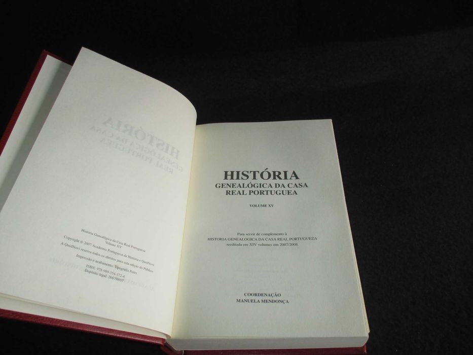 Livros História da Genealógica da Casa Real Portuguesa 15 Vol Completo