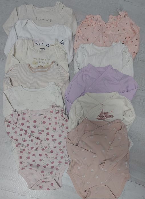 Body dziewczęce z długim rękawem 74