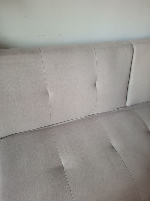 Sofá cama cinzento