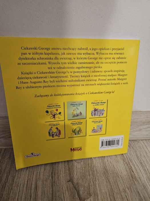 Ciekawski George książka Pan w żółtym kapeluszu