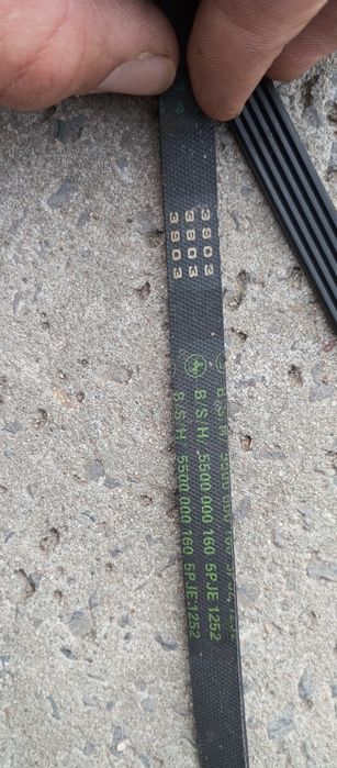 Pasek do pralki napędowy bębna 5PJE 1252 ( Bosch )