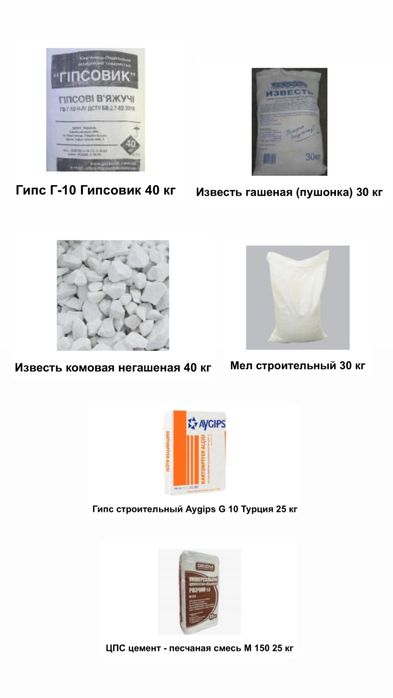 Песок (горный, мытый), щебень, керамзит, гранотсев в мешках Харьков