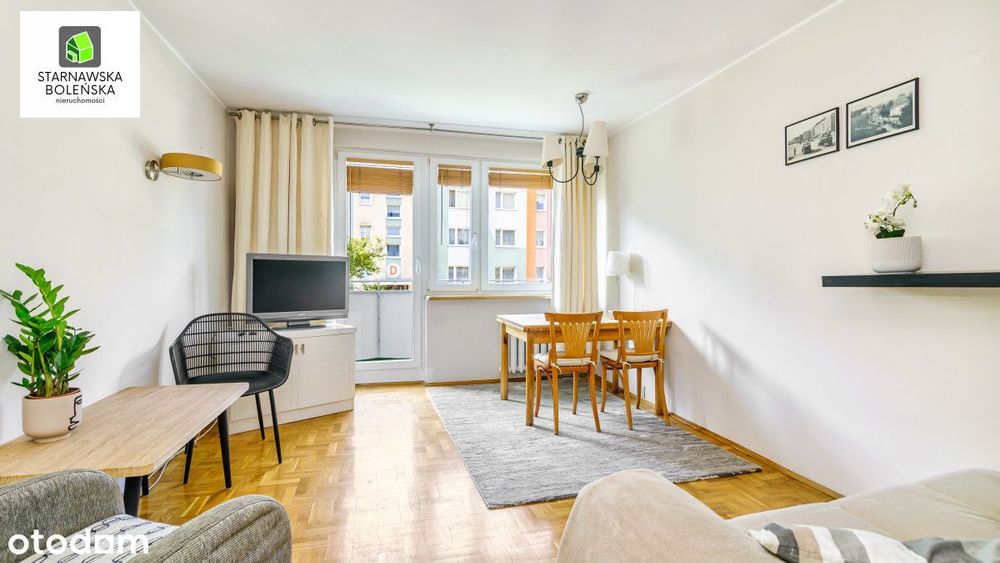 Zadbane dwa pokoje z kuchnią przy lesie