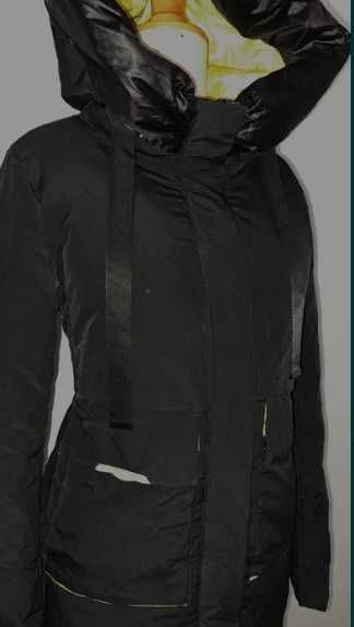 Fine Baby Cat - Cudna Damska Kurtka Puchowa Płaszczyk Parka S jak Nowa