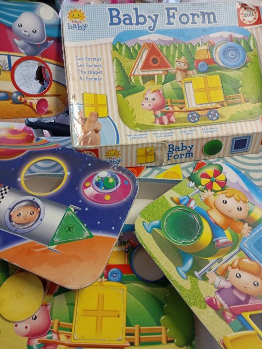 4 brinquedos/jogos pré - escola
