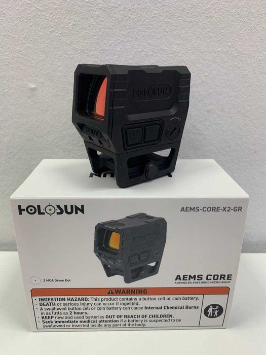 Holosun AEMS CORE X2-GR коліматорний приціл, зелена точка
