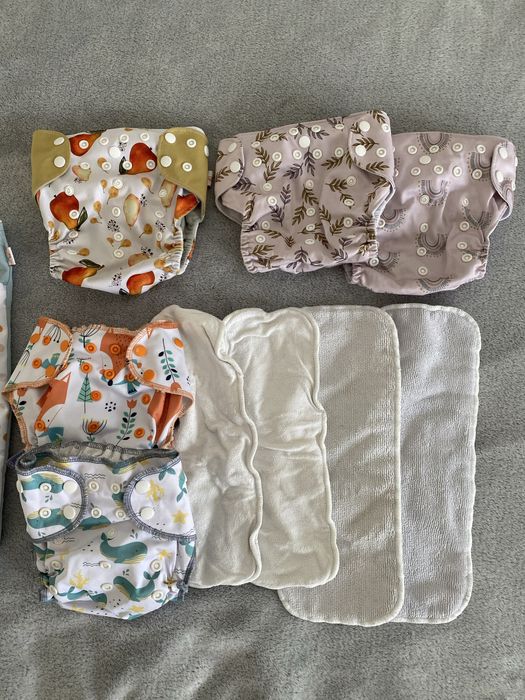 Багаторазові підгузки happy flute та трусики для плавання happy moon