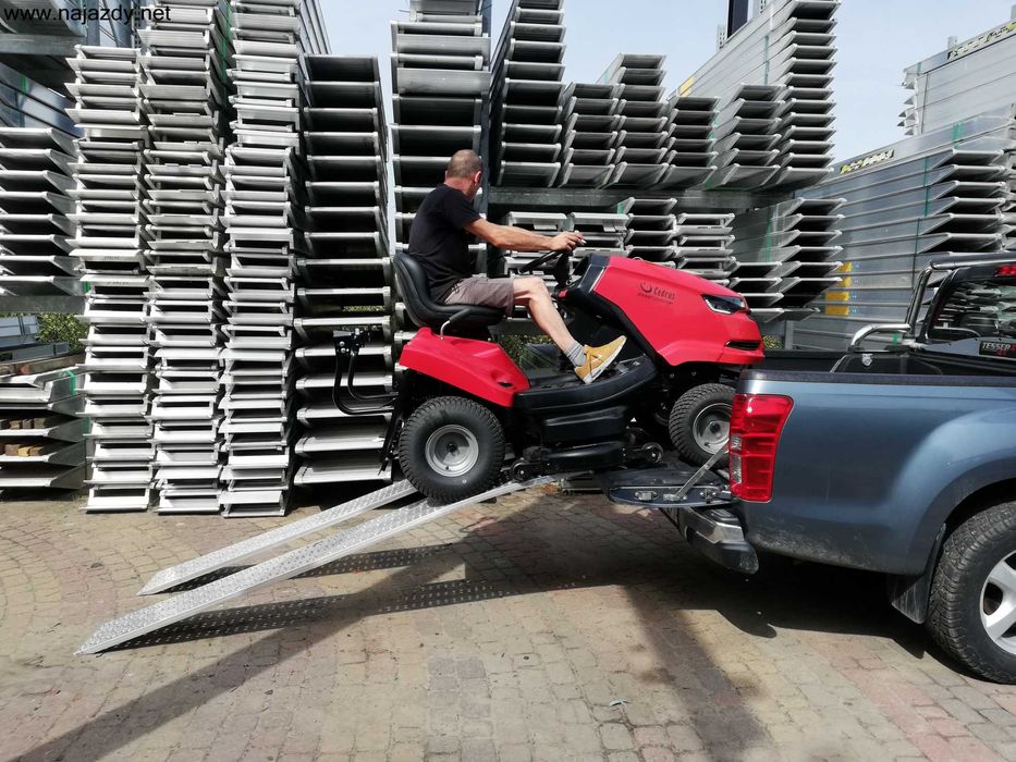 Najazdy Aluminiowe 4m 8t Cert.CE/od ręki/szybka dostawa