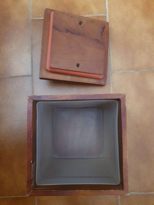 Caixa madeira para biscoitos