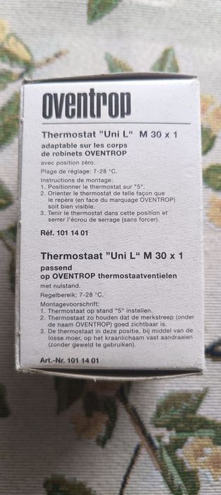 głowica termostatyczna Oventrop uni  L 30x1