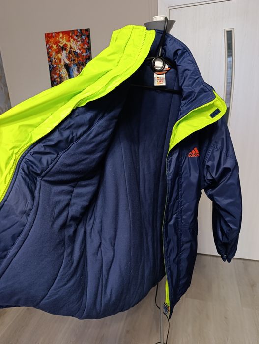 Тепла куртка adidas зі споду на флісі L
