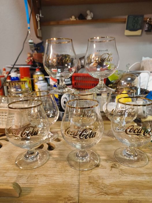 Coca -Cola vintage kieliszki